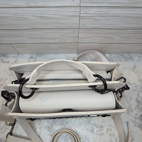 Steve Madden Bevelyn Chalk Satchel Halloween Bats Bag With Wallet TikTok Viral - Picture 5 of 8